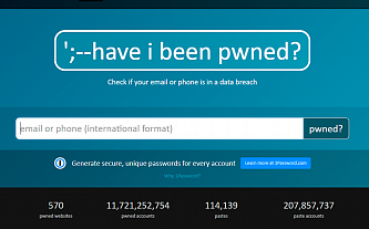 Число скомпрометированных паролей в базе сервиса Have I Been Pwned превысило 847 миллионов 
